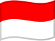 Flagge Indonesien