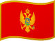 Flagge montenegro